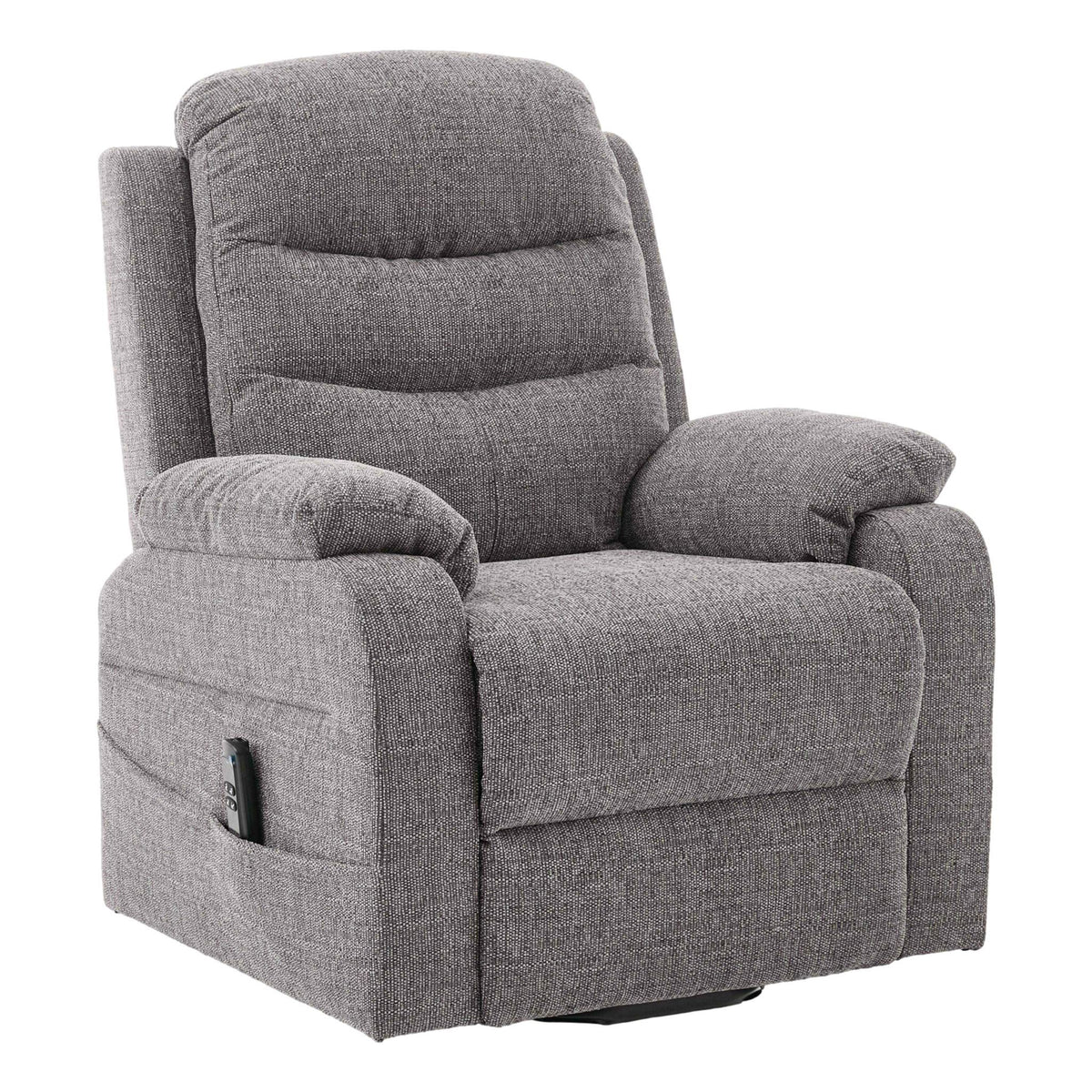 Brampton Riser Recliner Mobility Chair in Lisbon Grey Fabric - primary product image