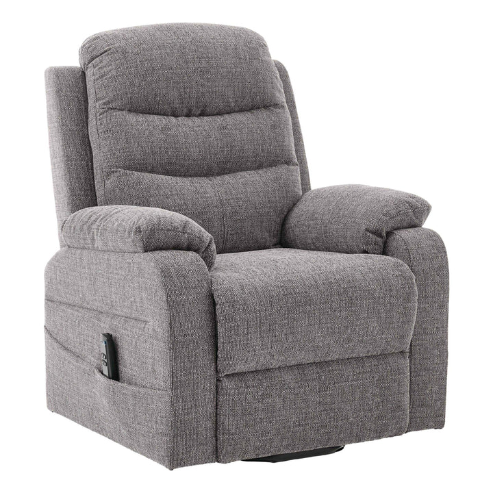 Brampton Riser Recliner Mobility Chair in Lisbon Grey Fabric - image 1