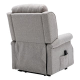 The Andover Dual Motor Riser Recliner Mobility Lift Chair - Stylish Linen Fabric - thumbnail 9