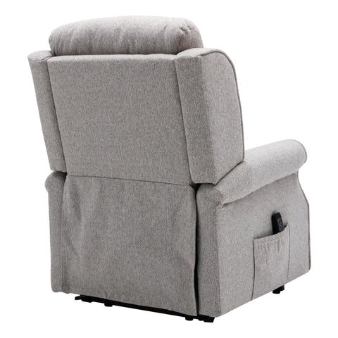 The Andover Dual Motor Riser Recliner Mobility Lift Chair - Stylish Linen Fabric - image 9