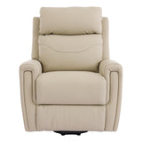 The Brooklyn Dual Motor Riser Recliner in Premium Stone Leather - thumbnail 2