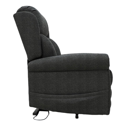 Nevis Petite – Triple Motor Riser Recliner Mobility Chair in Graphite Grey Fabric - image 4