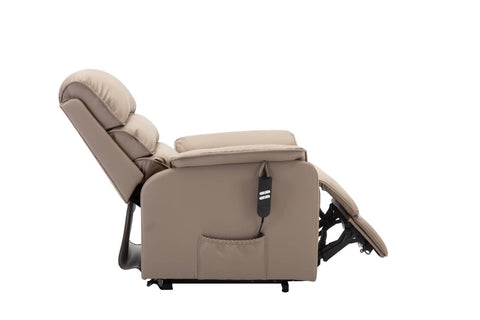 Valencia Dual Motor Riser Recliner Mobility Lift Chair in Pebble Plush - image 4