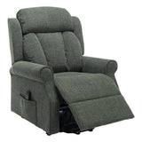The Darwin - Dual Motor Riser Recliner Mobility Arm Chair in Fern Fabric