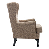 Nelson Fireside Chair in Cocoa Fabric - 18.5" Height - Orthopedic Chair - Refurbished - thumbnail 3