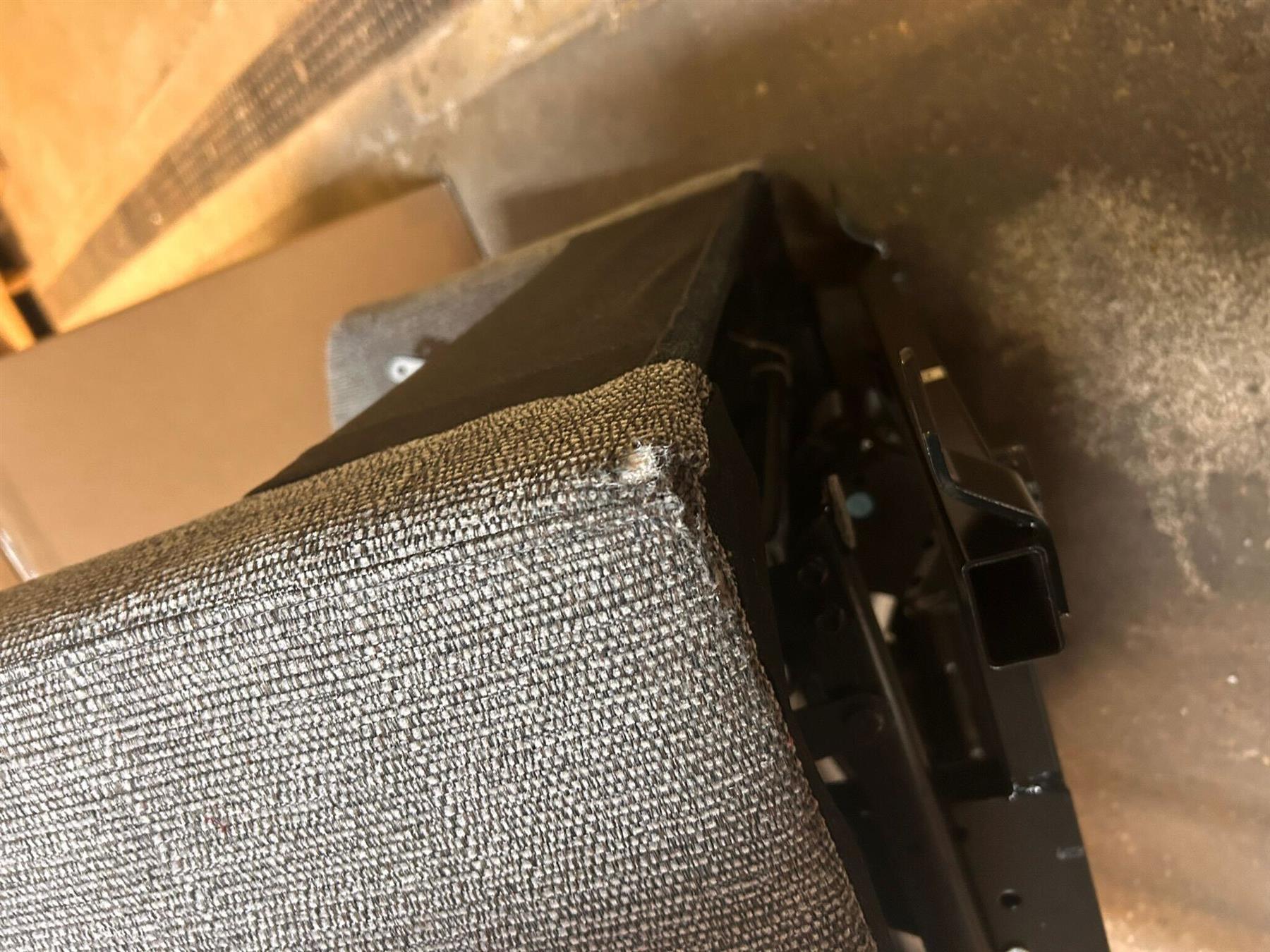 The Perth - Dual Motor Riser Recliner Mobility Chair in Lisbon Grey Fabric - Clearance - Minor Damage