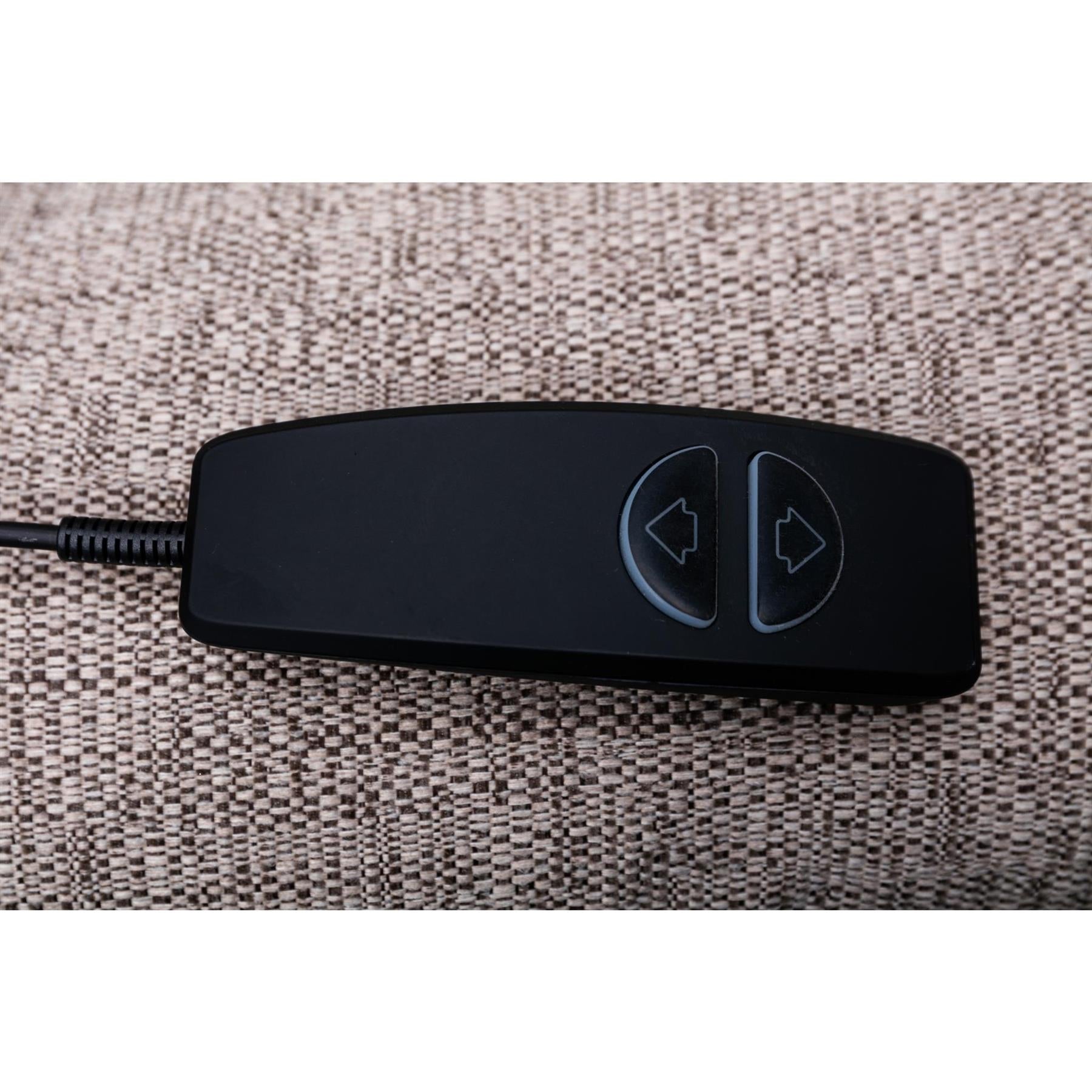 The Bamford - Single Motor Riser Recliner Chair in Lisbon Mocha Fabric