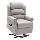 The Andover Dual Motor Riser Recliner Mobility Lift Chair - Stylish Linen Fabric - thumbnail 5