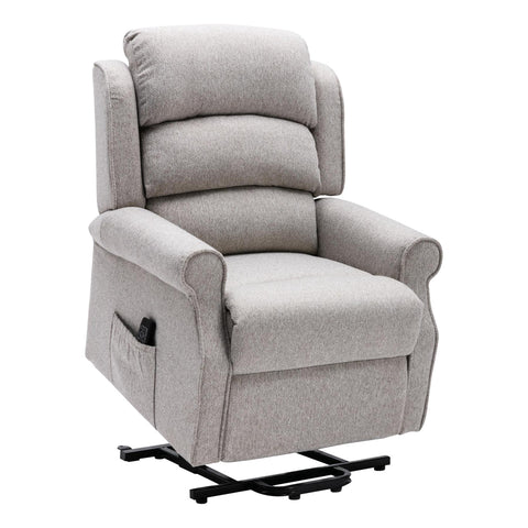 The Andover Dual Motor Riser Recliner Mobility Lift Chair - Stylish Linen Fabric - image 5