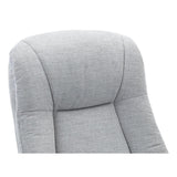 The Hawaii Swivel Recliner Chair & Footstool in Lille Cloud Fabric