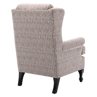 Hamilton Fireside Chair in Wheat Fabric - 20.5" Height - Orthopedic Chair