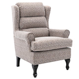Hamilton Fireside Chair in Wheat Fabric - 20.5" Height - Orthopedic Chair