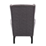 Nelson Fireside Chair in Grey Fabric - 18.5" Height - Orthopedic Chair