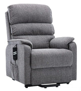 Valencia Dual Motor Riser Recliner Mobility Lift Chair in Grey Fabric GFA - thumbnail 1