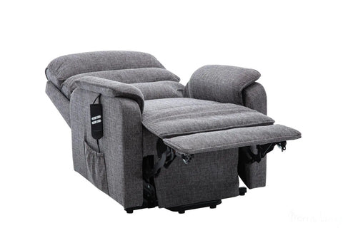 Valencia Dual Motor Riser Recliner Mobility Lift Chair in Grey Fabric GFA - image 3