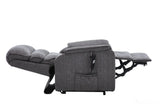Valencia Dual Motor Riser Recliner Mobility Lift Chair in Grey Fabric GFA - thumbnail 7