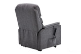 Valencia Dual Motor Riser Recliner Mobility Lift Chair in Grey Fabric GFA - thumbnail 8