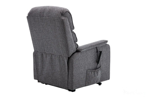 Valencia Dual Motor Riser Recliner Mobility Lift Chair in Grey Fabric GFA - image 8