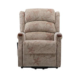 The Leicester Dual Motor Riser Recliner Mobility Lift Chair in Bouquet Beige