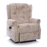 The Oldbury Riser Recliner / Lift & Tilt Chair, Beige Fabric with USB Charging